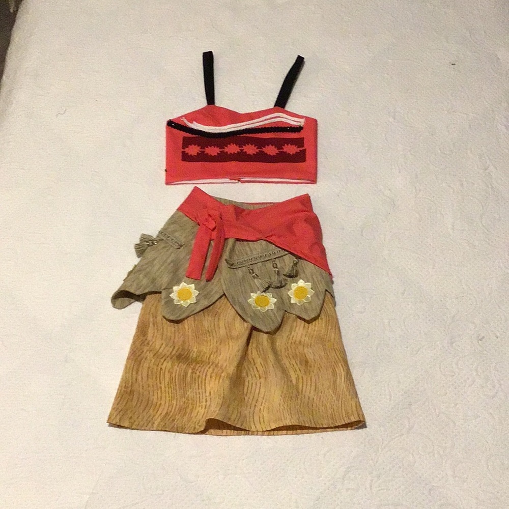 Moana Costume Girls Size 4-5